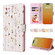 iPhone 15 Pro Bronzing Painting RFID Leather Case - Dreid Flower World