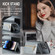 iPhone 15 Pro DG.MING M3 Series Glitter Powder Card Bag Leather Phone Case - Silver