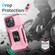 iPhone 15 Pro Sliding Camshield Holder Phone Case - Pink + Rose Red