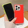 iPhone 15 Pro Dreamland 3 in 1 Solid Color Transparent Frame PC + TPU Phone Case - Red