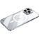 iPhone 15 Pro Metal Frame Frosted PC Shockproof MagSafe Case - Silver
