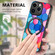 iPhone 15 Pro Colored Drawing Leather Back Phone Case - Colorful Cube