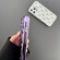 iPhone 15 Pro Cloud Texture Electroplated TPU Phone Case - Purple