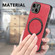 iPhone 15 Pro Solid Color Leather Skin Back Phone Case - Red