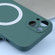 iPhone 15 Liquid Silicone Magsafe Phone Case - Dark Green