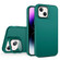 iPhone 15 Skin Feel Lens Holder PC + TPU Phone Case - Green