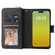 iPhone 15 9 Card Slots Zipper Wallet Bag Leather Phone Case - Black