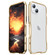 iPhone 15 Sharp Edge Magnetic Shockproof Metal Frame Phone Case - Gold