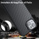 iPhone 15 wlons Magsafe Carbon Fiber Kevlar TPU Phone Case - Black