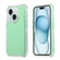 iPhone 15 Dreamland 3 in 1 Solid Color Transparent Frame PC + TPU Phone Case - Green