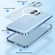 iPhone 15 Metal Frame Frosted PC Shockproof MagSafe Case - Ocean Blue