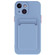 iPhone 15 Skin Feel Card Contrast Color Button TPU Phone Case - Gray