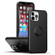 iPhone 15 Pro Ring Kickstand Silicone Phone Case - Black