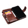 iPhone 15 Pro Tri-Fold 9-Card Wallets Leather Phone Case - Brown