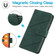 iPhone 15 Pro Skin Feel Multi-card Wallet Leather Phone Case - Green