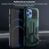 iPhone 15 Pro Vanguard Warrior All Inclusive Double-color Phone Case - Silver