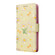 iPhone 15 Plus Bronzing Painting RFID Leather Case - Yellow Daisy