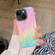 iPhone 15 Plus Colorful Shell Texture Marble PC + TPU Phone Case - Colorful Meteor