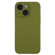 iPhone 15 Plus Pure Color Liquid Silicone Fine Pore Phone Case - Pine Forest Green