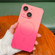iPhone 14 Four-Corner Shockproof Gradient TPU Phone Case - Pink Red