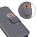 iPhone 14 Cartoon Buckle Horizontal Flip Leather Phone Case - Grey
