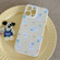 iPhone 14 Painted Pattern PC Phone Case - Milk Yellow Dog