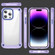 iPhone 14 Skin Feel TPU + PC Phone Case - Transparent Purple