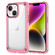 iPhone 14 Skin Feel TPU + PC Phone Case - Transparent Pink