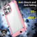 iPhone 14 Skin Feel TPU + PC Phone Case - Transparent Pink