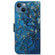 iPhone 14 Coloured Drawing Flip Leather Phone Case - Apricot