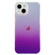 iPhone 14 Double Sided IMD Laser Gradient PC Phone Case - Purple
