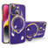 iPhone 14 Multifunction Electroplating MagSafe Holder Phone Case - Dark Purple