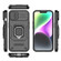 iPhone 14 Sliding Camshield TPU + PC Shockproof Phone Case with Holder - Black