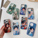 iPhone 14 Chinese Ancient Style Electroplated Lens Ring PC Hybrid TPU Phone Case - Blue Letter Boy