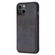 iPhone 14 / 13 BF28 Frosted Card Bag Phone Case with Holder - Black