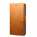 iPhone 14 GUSSIM Horizontal Flip Leather Phone Case - Khaki