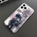 iPhone 14 Dual-side IMD Astronaut Frosted Phone Case - Light Grey