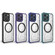 iPhone 14 Double-sided Non-slip PC+TPU Magsafe Magnetic Phone Case - Dark Purple