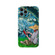 iPhone 14 Oil Painting IMD Straight TPU Phone Case - Apricot