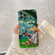 iPhone 14 Oil Painting IMD Straight TPU Phone Case - Apricot