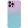 iPhone 14 Frameless Skin Feel Gradient Phone Case - Light Purple + Light Blue