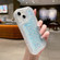 iPhone 14 Luminous Sequins Glitter Epoxy Phone Case - Baby Blue