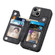 iPhone 14 Carbon Fiber Horizontal Flip Zipper Wallet Phone Case - Black