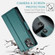 iPhone 14 CaseMe 023 Butterfly Buckle Litchi Texture RFID Anti-theft Leather Phone Case - Pearly Blue
