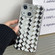 iPhone 14 Retro Weave Texture Electroplating Phone Case - Silver