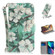 iPhone 14 3D Colored Horizontal Flip Leather Phone Case  - Watercolor Flower