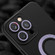 iPhone 14 Contrast Color TPU Holder Phone Case  - Lavender Purple