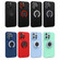 iPhone 14 Contrast Color TPU Holder Phone Case  - Red