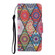 iPhone 14 3D Colored Drawing Flip Leather Phone Case  - Rhombus Totem