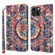 iPhone 14 3D Painted Leather Phone Case  - Colorful Mandala